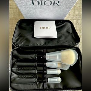 NWT Dior vanity kit with Dior makeup brushes
